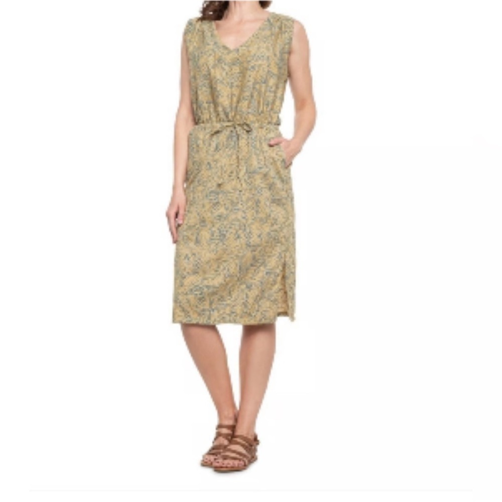 Prana Ecotropics Dress in Khaki Small
